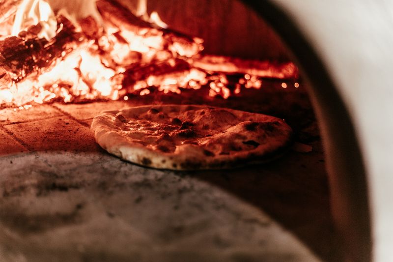 Jet's pizza kitchen interior with fresh ingredients